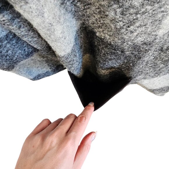 Wilfred Aritzia Off Duty Jacket Plaid Grey Wool Sz S - Picture 3 of 11